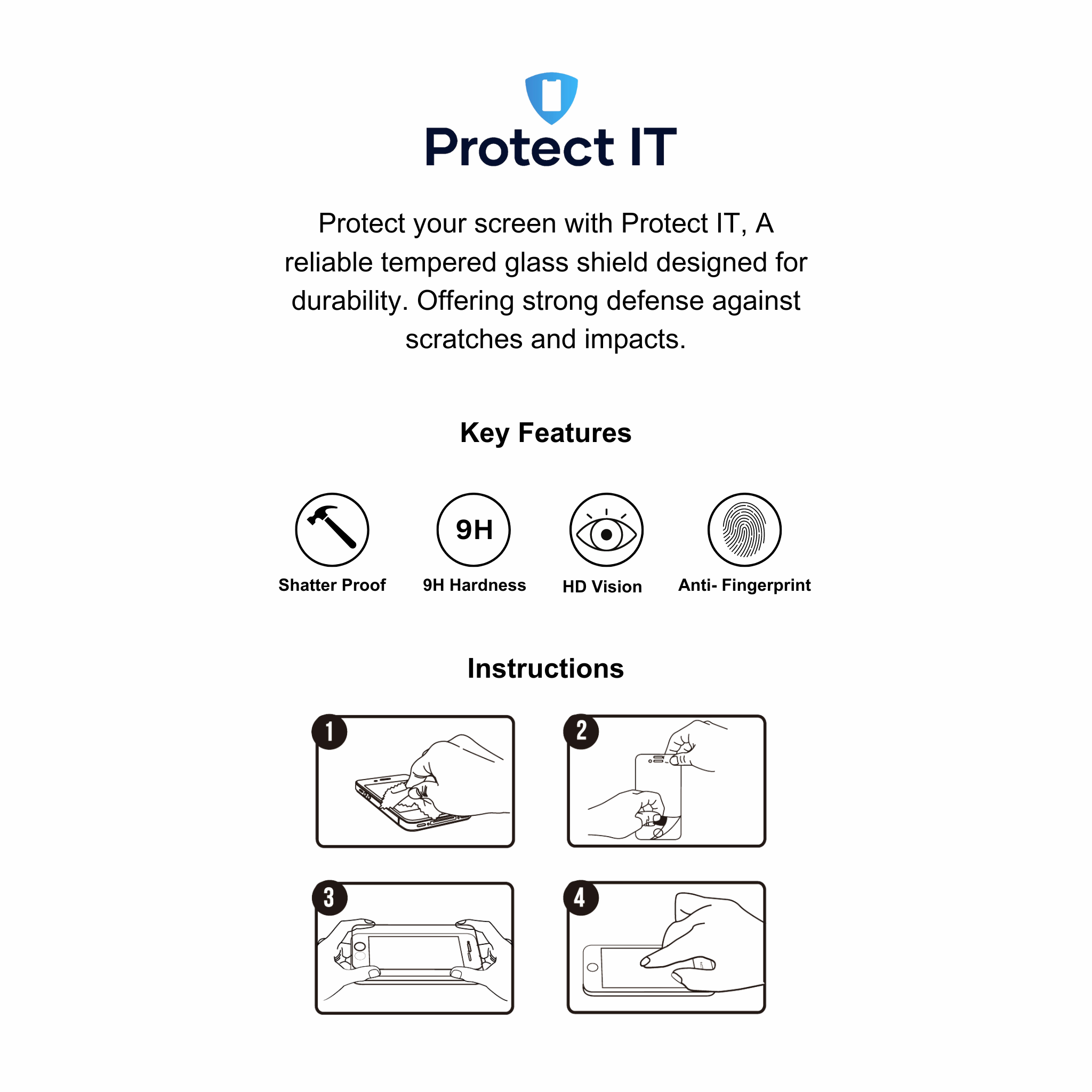Protect IT Tempered Glass - iPhone 11 Series