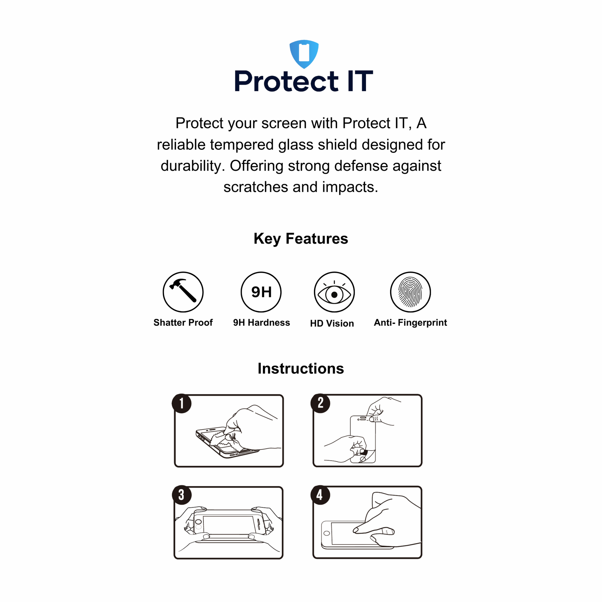 Protect IT Tempered Glass - iPhone 15 Series
